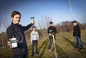 AG Wetterfrösche Die AG Wetterfrösche misst Wetterdaten.
